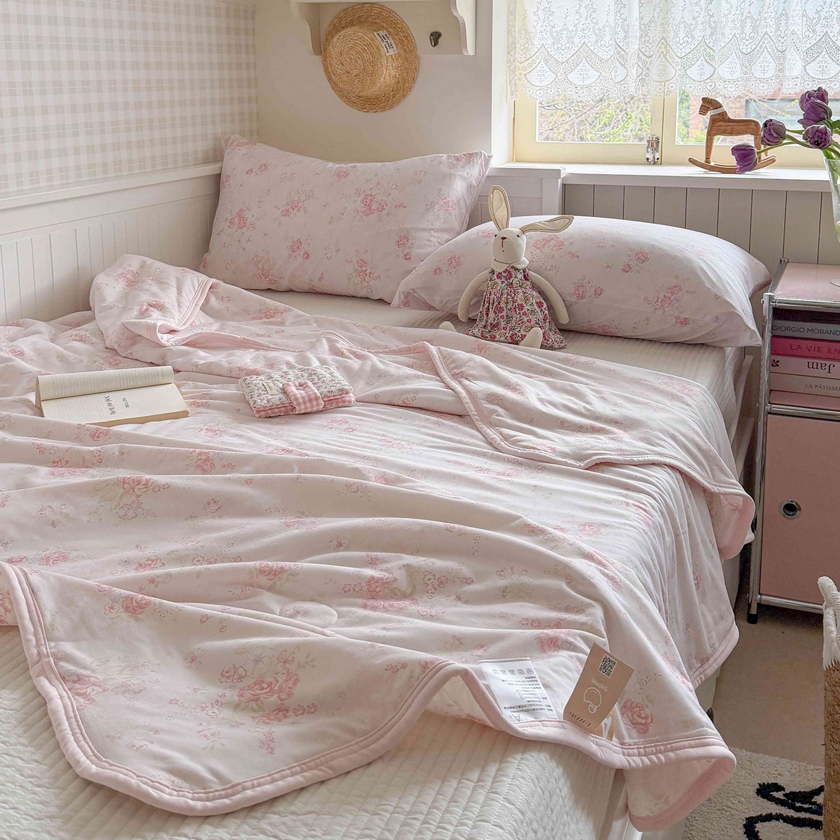 91家纺网 家纺一手货源 找家纺 觅糖家纺 2026新款针织云柔大豆夏被夏凉被空调被 春屿