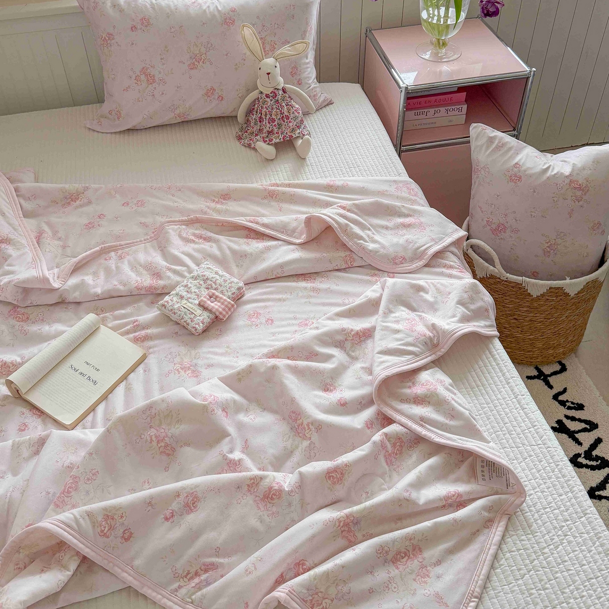 91家纺网 家纺一手货源 找家纺 觅糖家纺 2026新款针织云柔大豆夏被夏凉被空调被 春屿