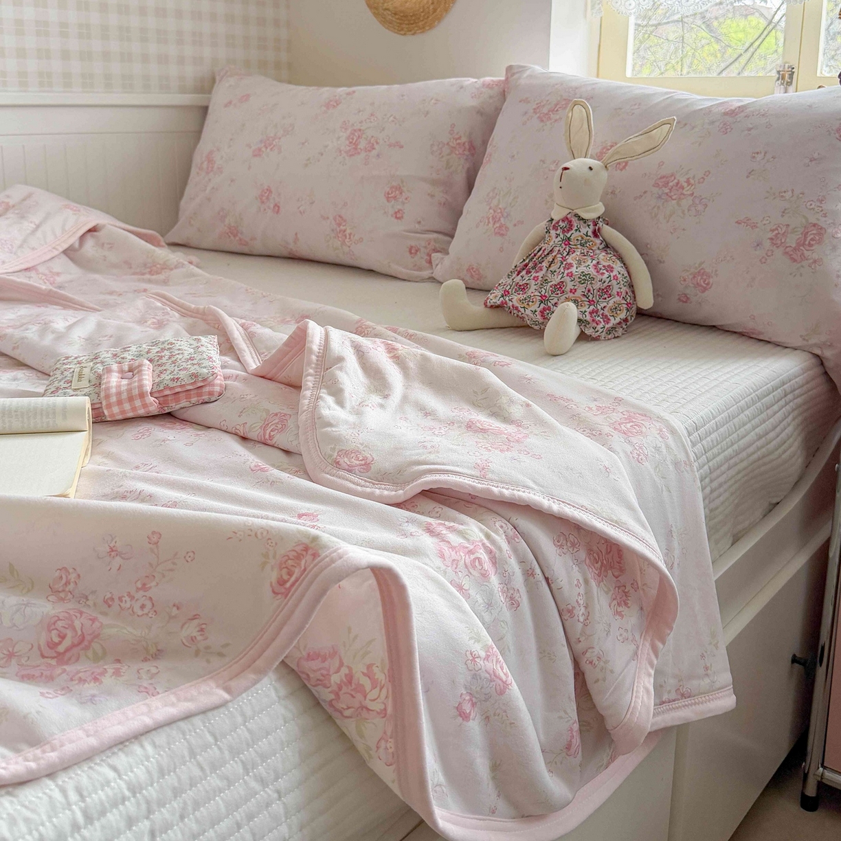 91家纺网 家纺一手货源 找家纺 觅糖家纺 2026新款针织云柔大豆夏被夏凉被空调被 春屿