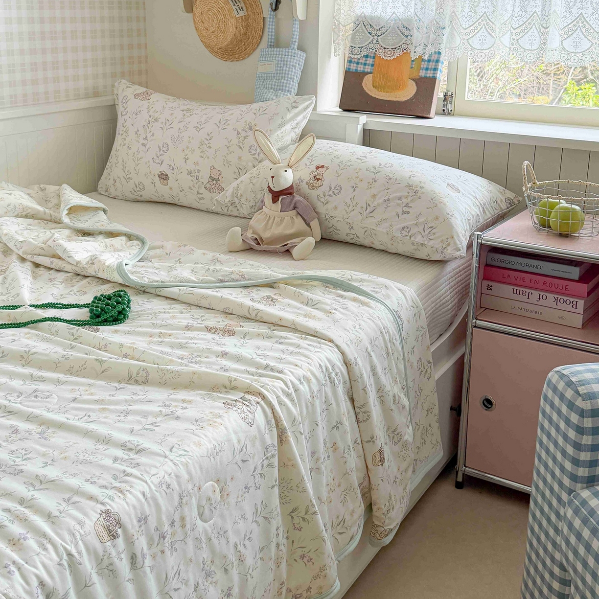 91家纺网 家纺一手货源 找家纺 觅糖家纺 2026新款针织云柔大豆夏被夏凉被空调被 风铃草