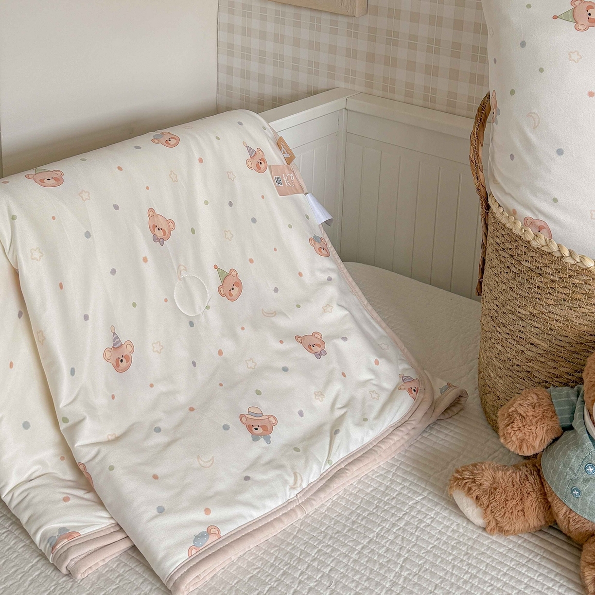 91家纺网 家纺一手货源 找家纺 觅糖家纺 2026新款针织云柔大豆夏被夏凉被空调被 萌萌小熊