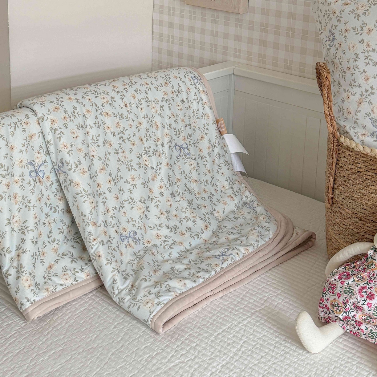 91家纺网 家纺一手货源 找家纺 觅糖家纺 2026新款针织云柔大豆夏被夏凉被空调被 莫奈