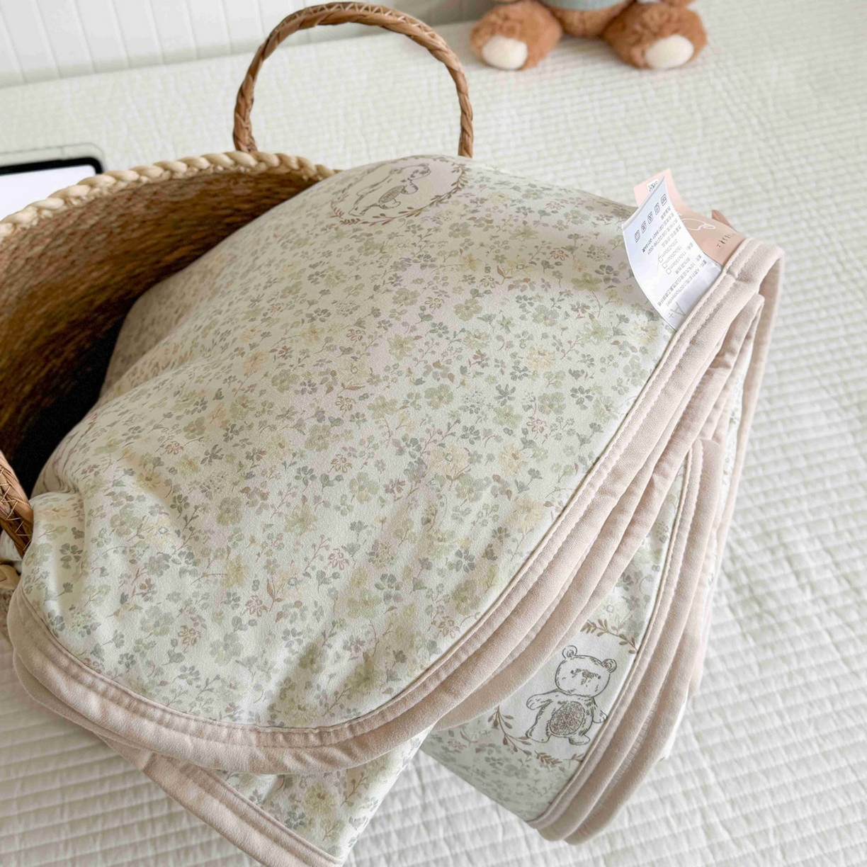 91家纺网 家纺一手货源 找家纺 觅糖家纺 2026新款针织云柔大豆夏被夏凉被空调被 森野