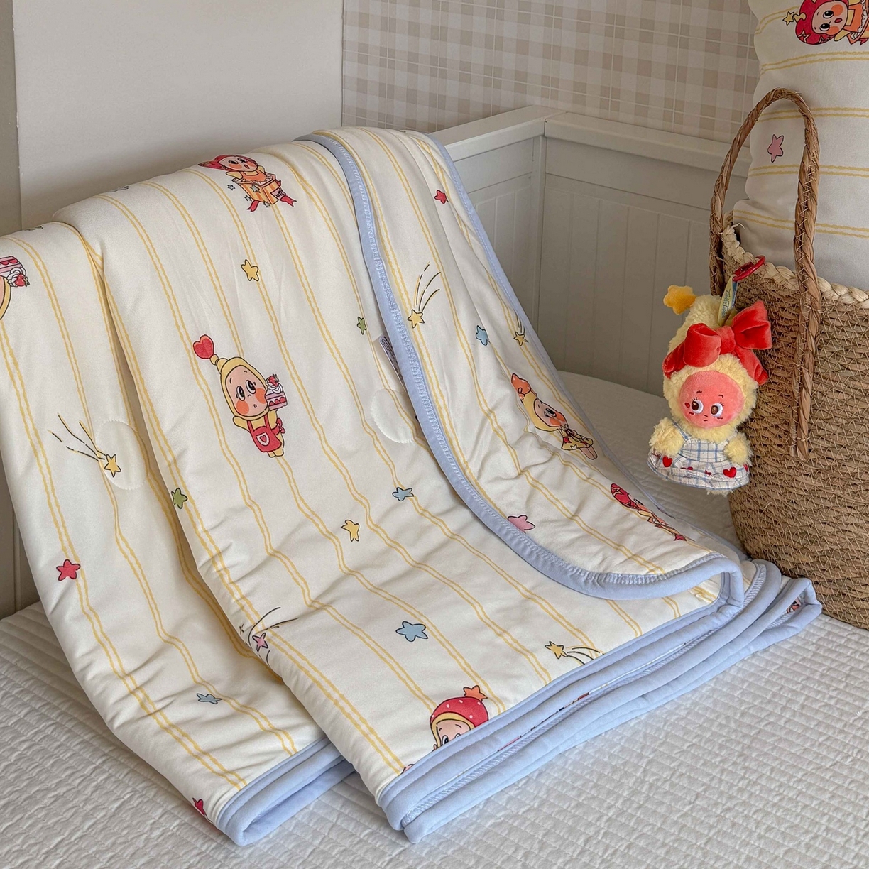 91家纺网 家纺一手货源 找家纺 觅糖家纺 2026新款针织云柔大豆夏被夏凉被空调被 幸运星