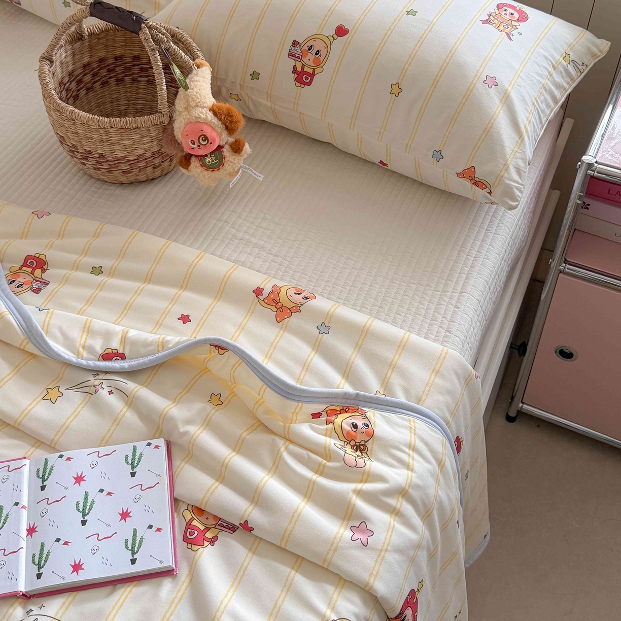 91家纺网 家纺一手货源 找家纺 觅糖家纺 2026新款针织云柔大豆夏被夏凉被空调被 幸运星