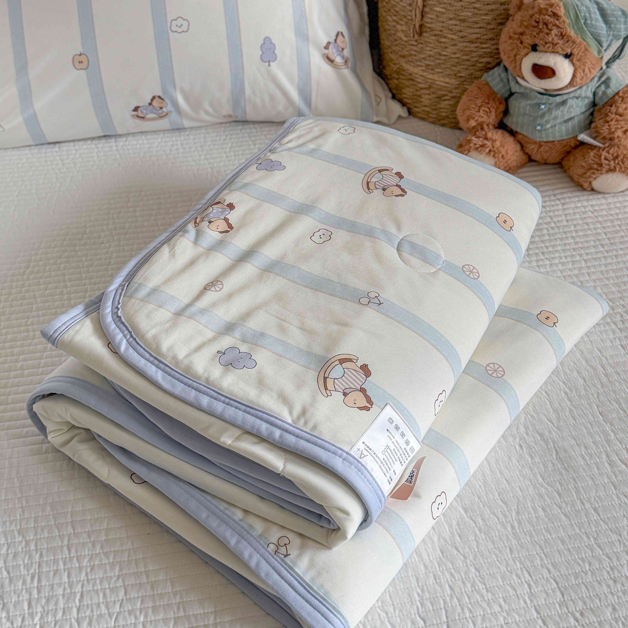 91家纺网 家纺一手货源 找家纺 觅糖家纺 2026新款针织云柔大豆夏被夏凉被空调被 摇摇马