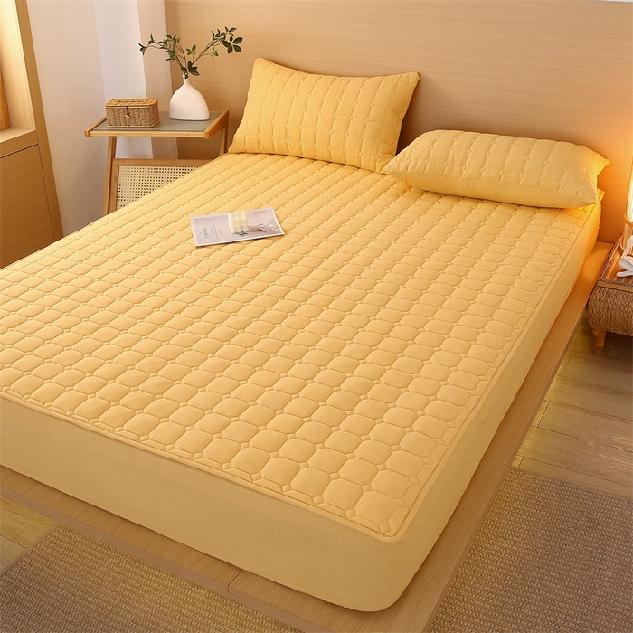 91家纺网 家纺一手货源 找家纺 （总）欧妮家纺 2026新款无印风全棉水洗棉床笠