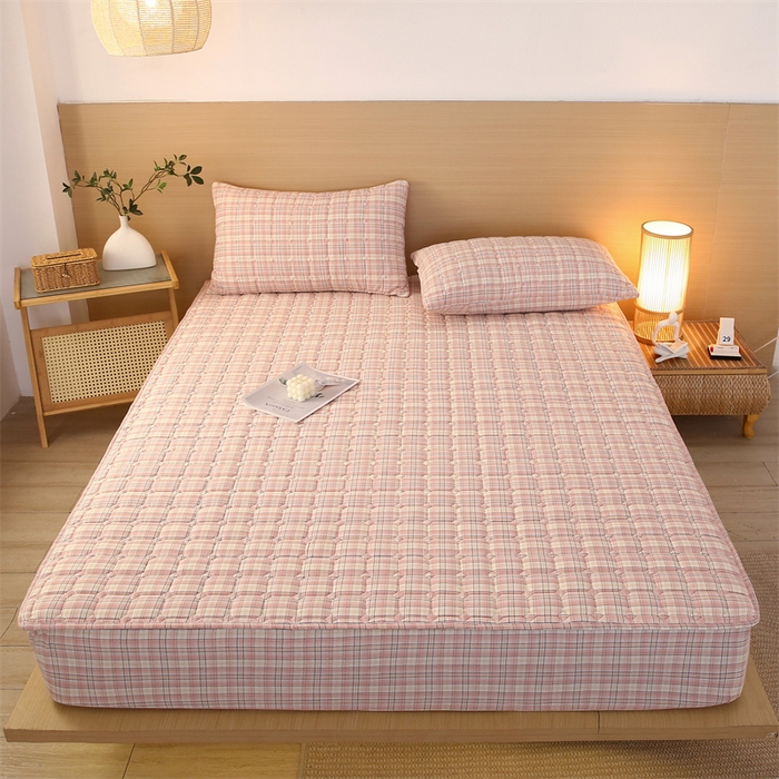 91家纺网 家纺一手货源 找家纺 （总）欧妮家纺 2026新款无印风全棉水洗棉床笠