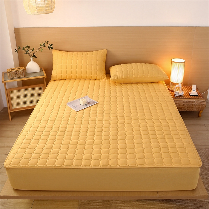 91家纺网 家纺一手货源 找家纺 （总）欧妮家纺 2026新款无印风全棉水洗棉床笠