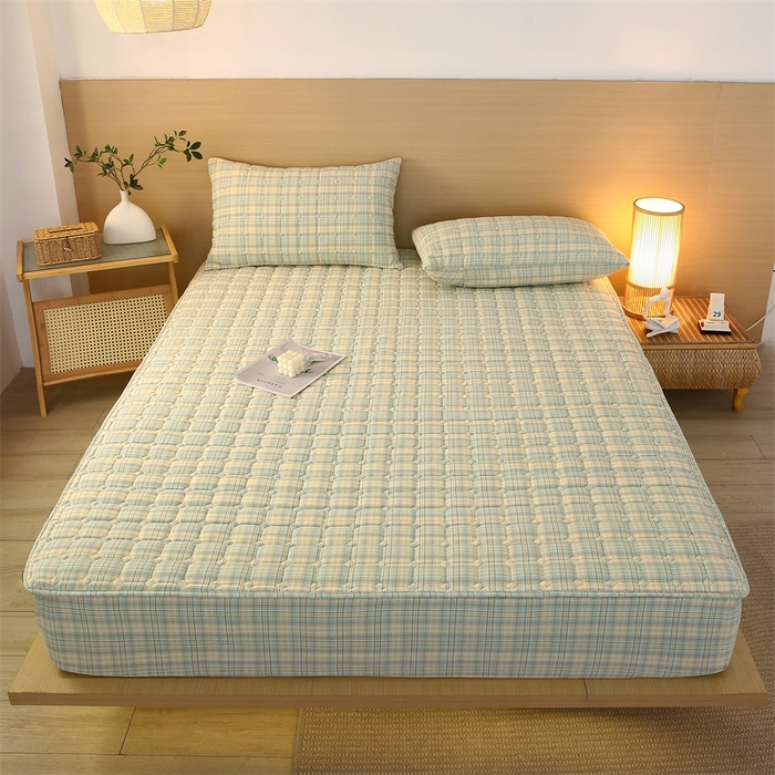 91家纺网 家纺一手货源 找家纺 （总）欧妮家纺 2026新款无印风全棉水洗棉床笠