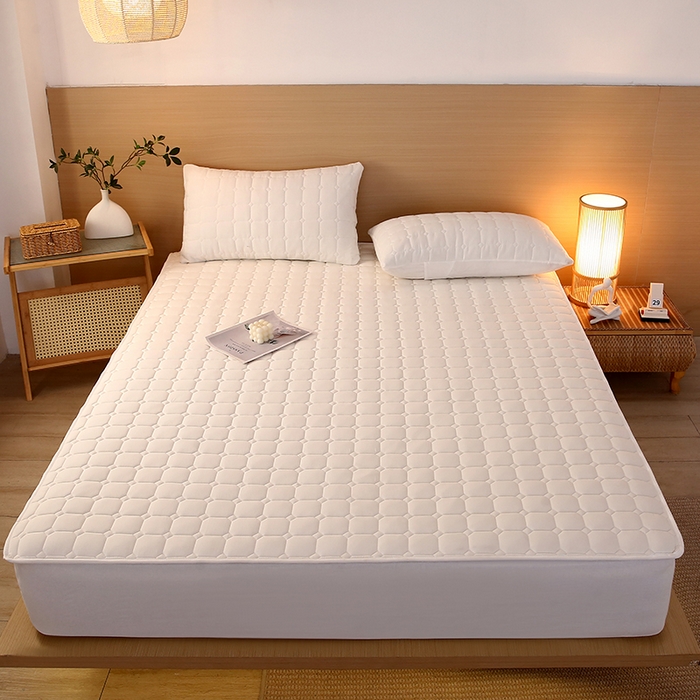 91家纺网 家纺一手货源 找家纺 （总）欧妮家纺 2026新款无印风全棉水洗棉床笠