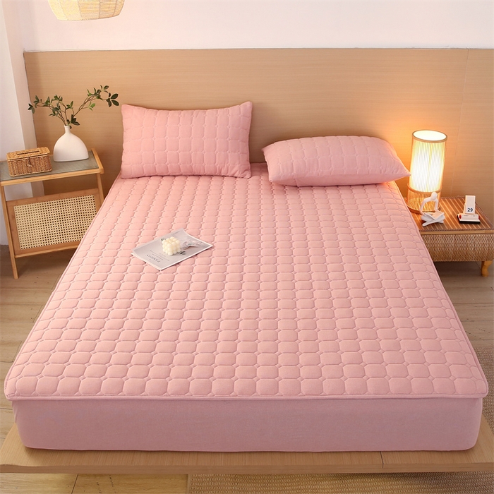 91家纺网 家纺一手货源 找家纺 （总）欧妮家纺 2026新款无印风全棉水洗棉床笠