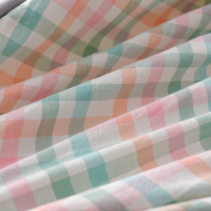 91家纺网 家纺一手货源 找家纺 （总）欧妮家纺 2026新款云朵全棉色织水洗棉夹棉床笠