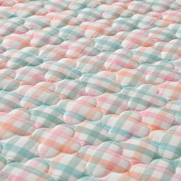 91家纺网 家纺一手货源 找家纺 （总）欧妮家纺 2026新款云朵全棉色织水洗棉夹棉床笠