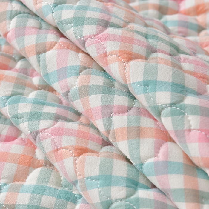 91家纺网 家纺一手货源 找家纺 （总）欧妮家纺 2026新款云朵全棉色织水洗棉夹棉床笠