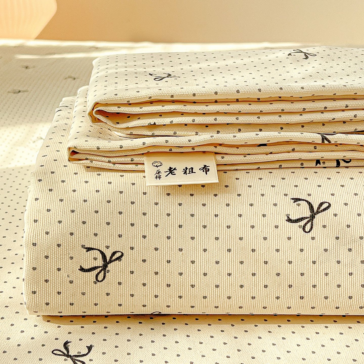 91家纺网 家纺一手货源 找家纺 （总）欧妮家纺 2026新款朴棉老粗布床单