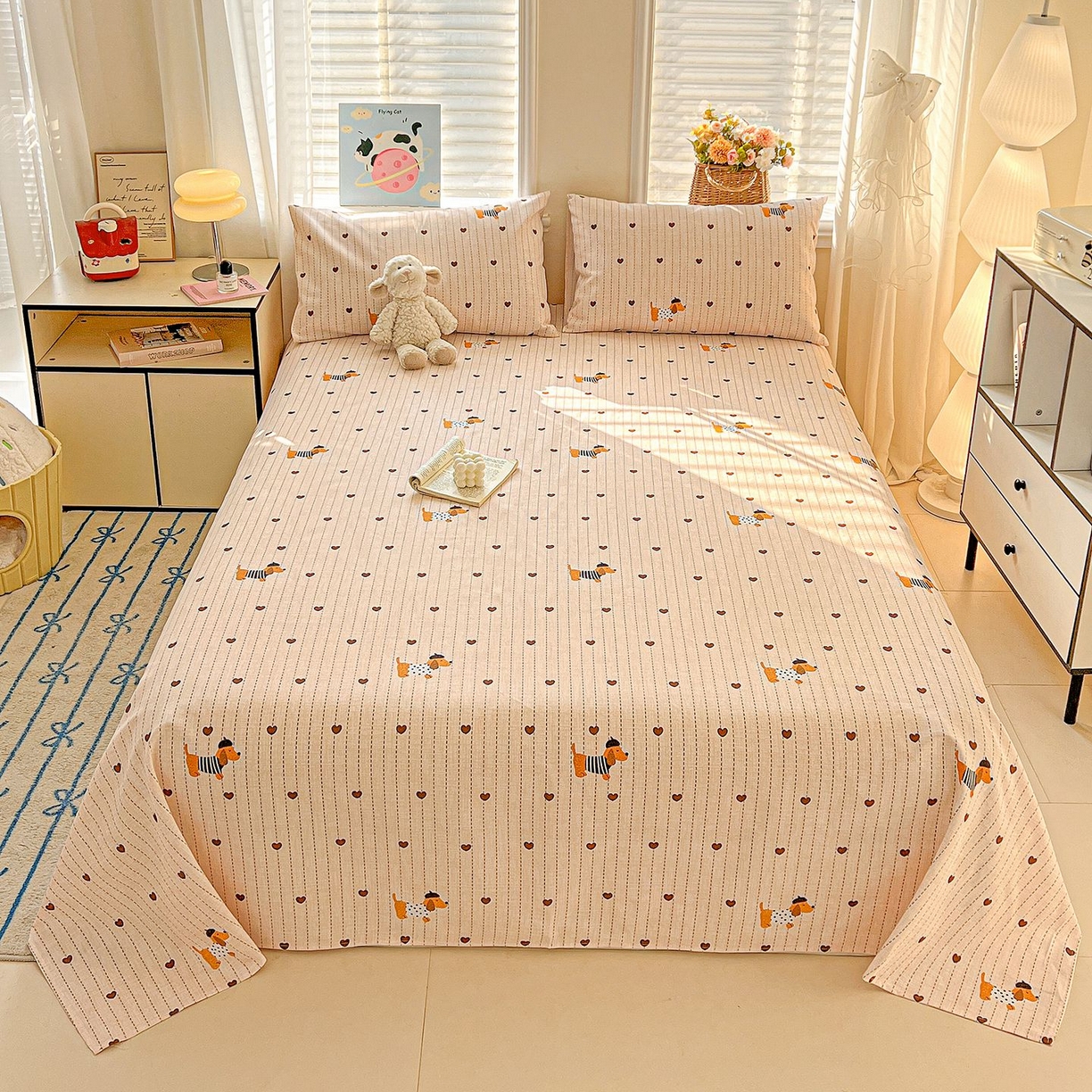 91家纺网 家纺一手货源 找家纺 （总）欧妮家纺 2026新款朴棉老粗布床单