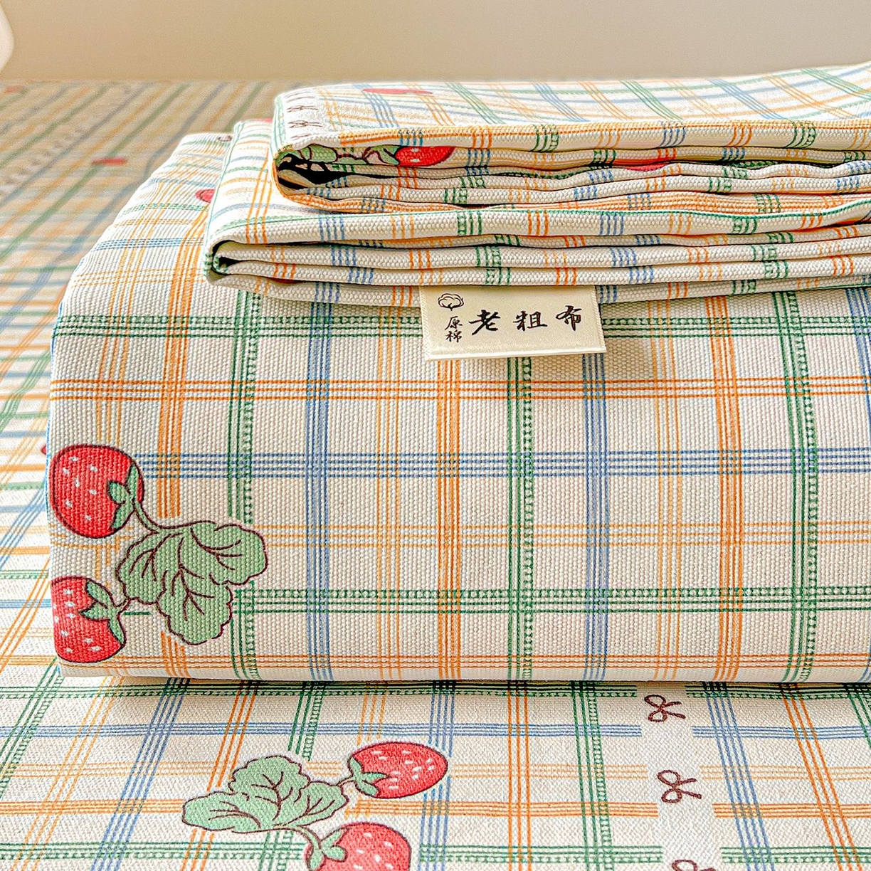 91家纺网 家纺一手货源 找家纺 （总）欧妮家纺 2026新款朴棉老粗布床单