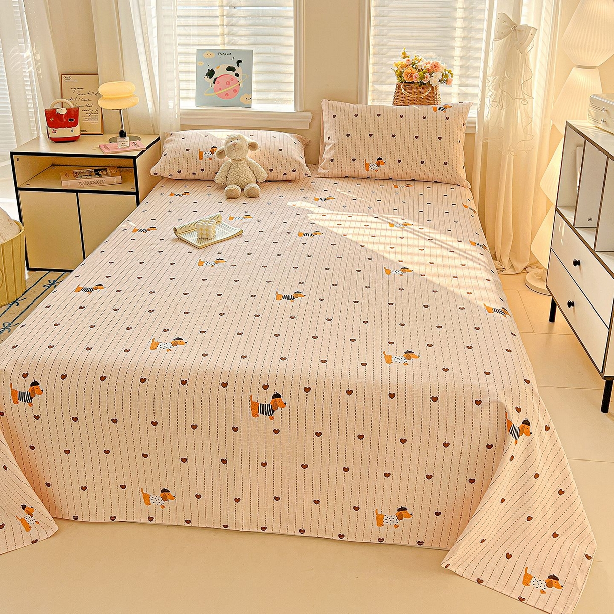 91家纺网 家纺一手货源 找家纺 （总）欧妮家纺 2026新款朴棉老粗布床单