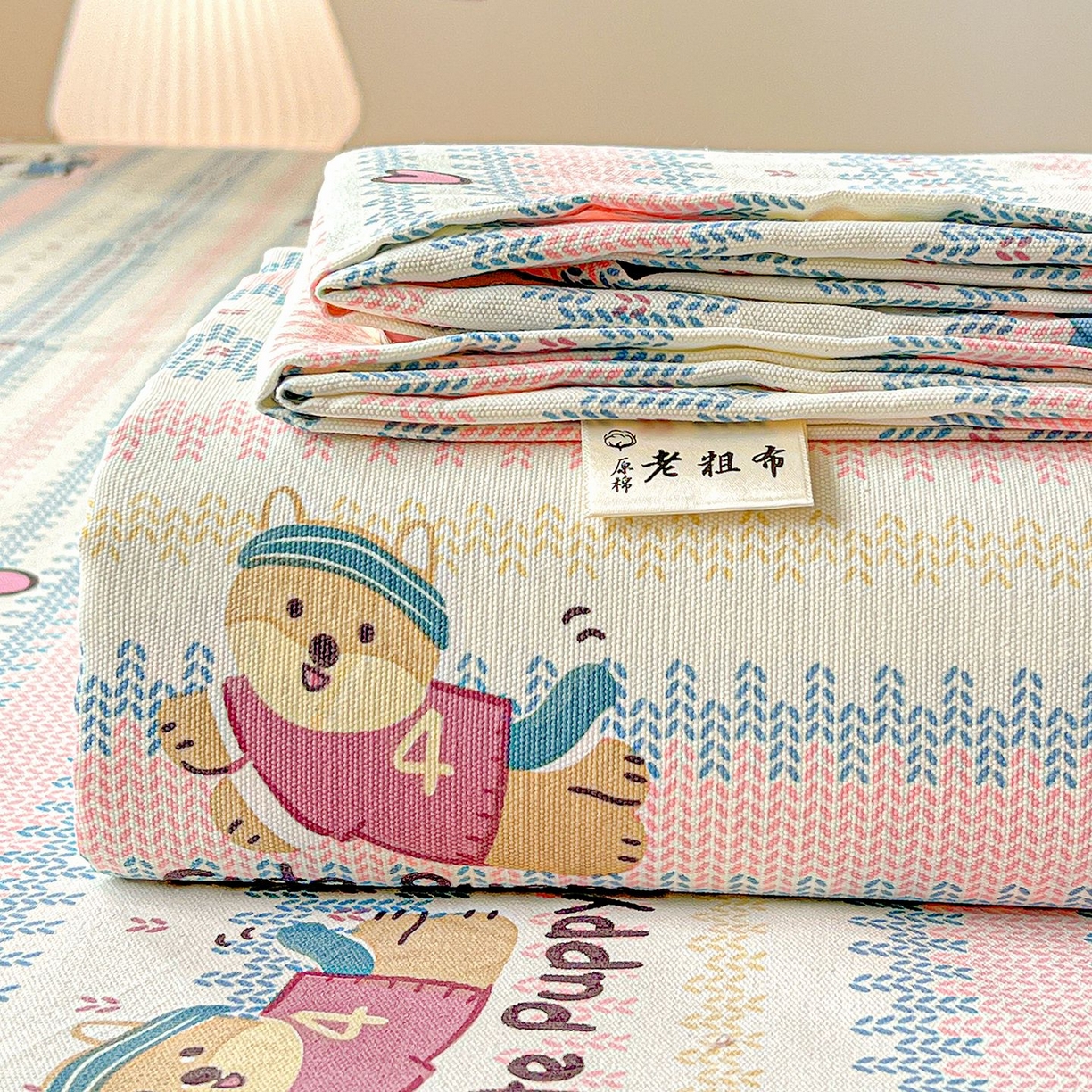 91家纺网 家纺一手货源 找家纺 （总）欧妮家纺 2026新款朴棉老粗布床单
