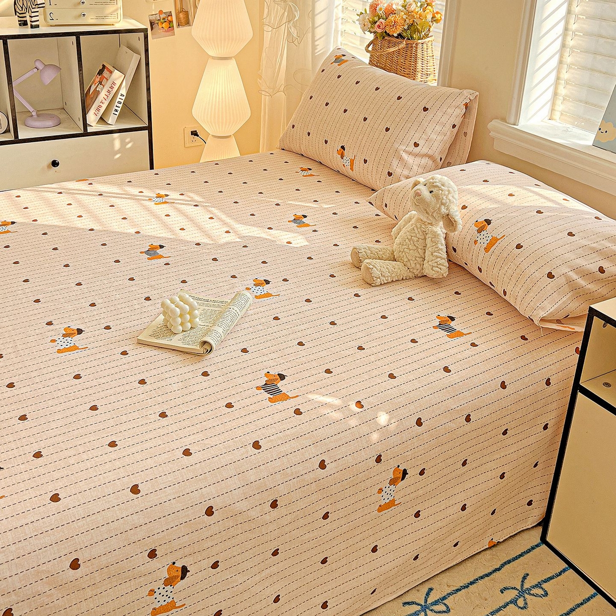 91家纺网 家纺一手货源 找家纺 （总）欧妮家纺 2026新款朴棉老粗布床单