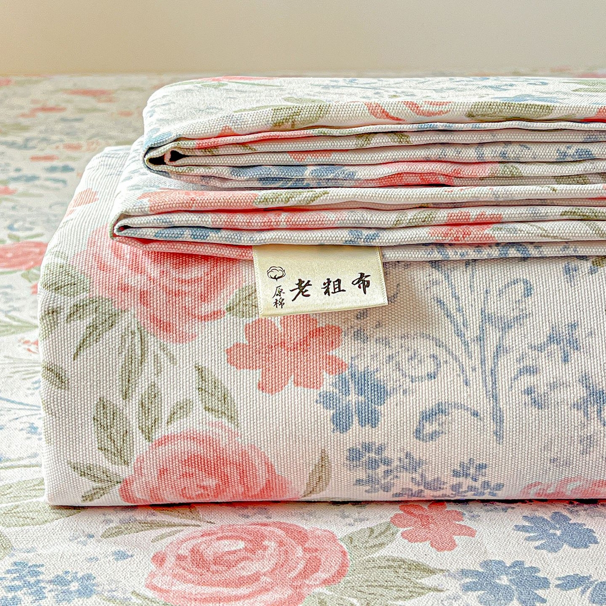 91家纺网 家纺一手货源 找家纺 （总）欧妮家纺 2026新款朴棉老粗布床单