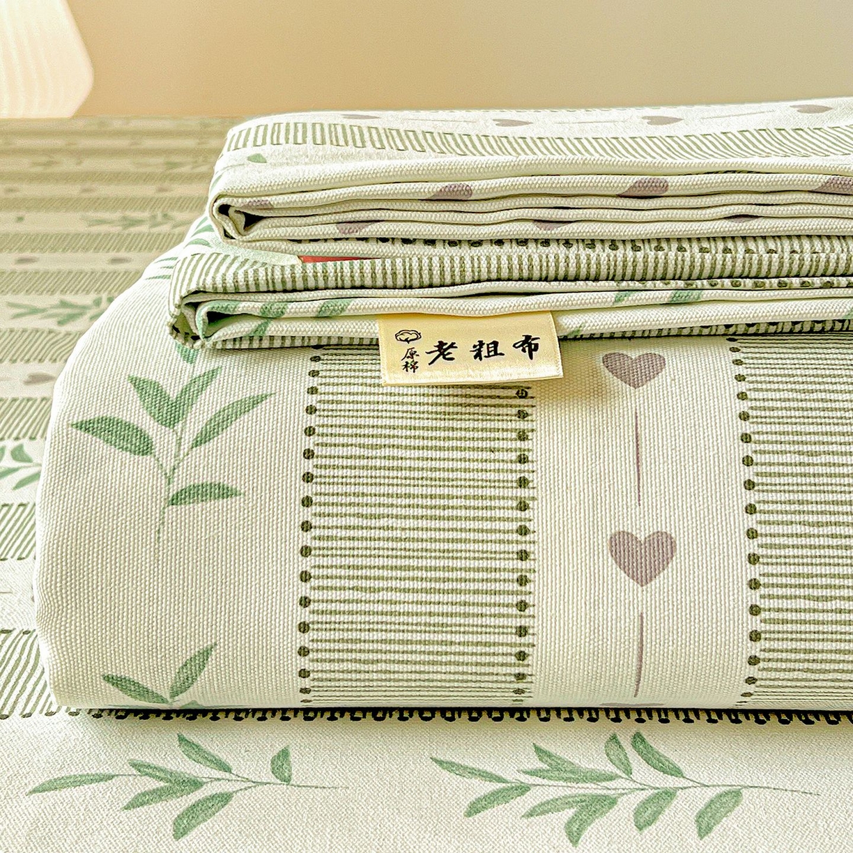 91家纺网 家纺一手货源 找家纺 （总）欧妮家纺 2026新款朴棉老粗布床单