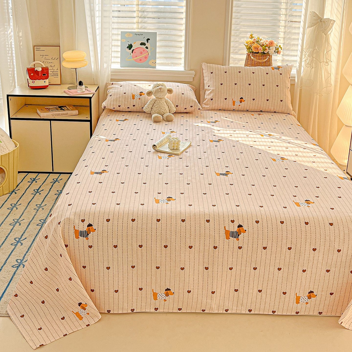 91家纺网 家纺一手货源 找家纺 （总）欧妮家纺 2026新款朴棉老粗布床单