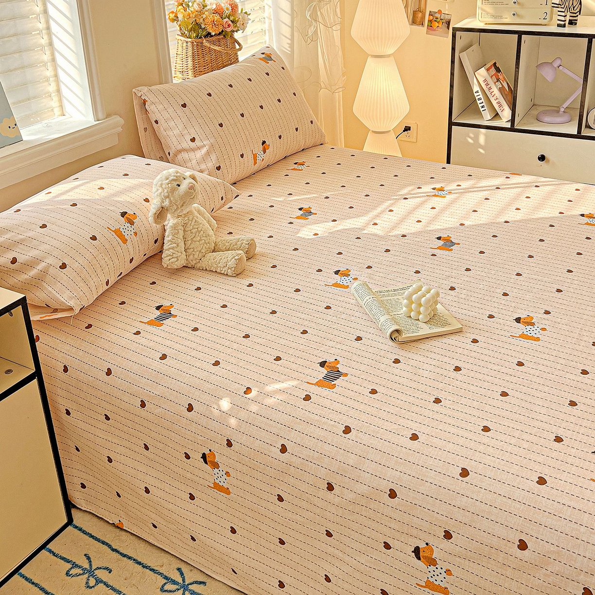 91家纺网 家纺一手货源 找家纺 （总）欧妮家纺 2026新款朴棉老粗布床单