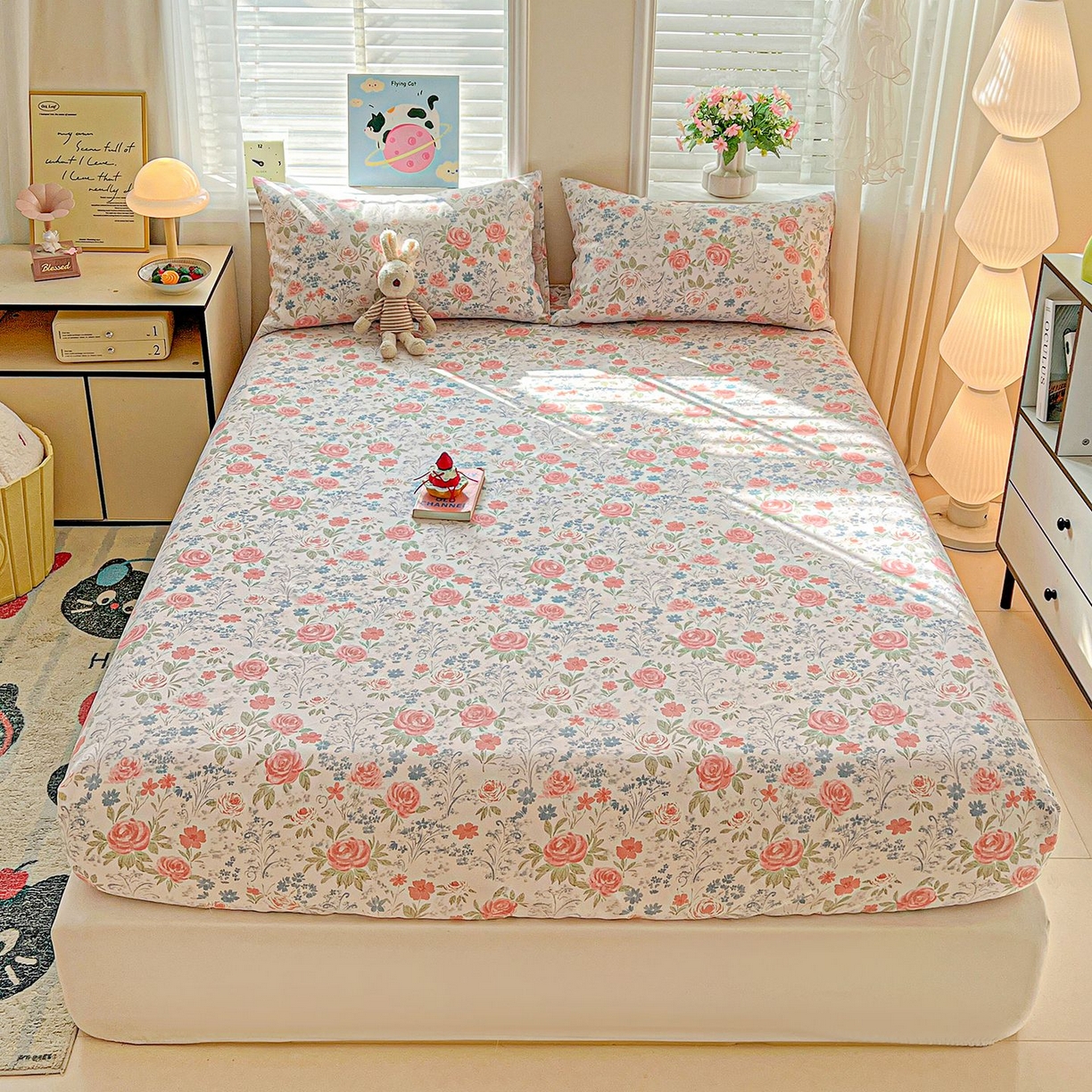 91家纺网 家纺一手货源 找家纺 （总）欧妮家纺 2026新款朴棉老粗布床笠