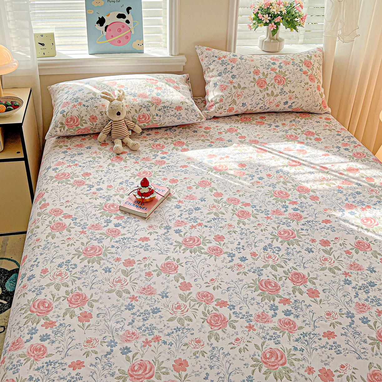 91家纺网 家纺一手货源 找家纺 （总）欧妮家纺 2026新款朴棉老粗布床笠