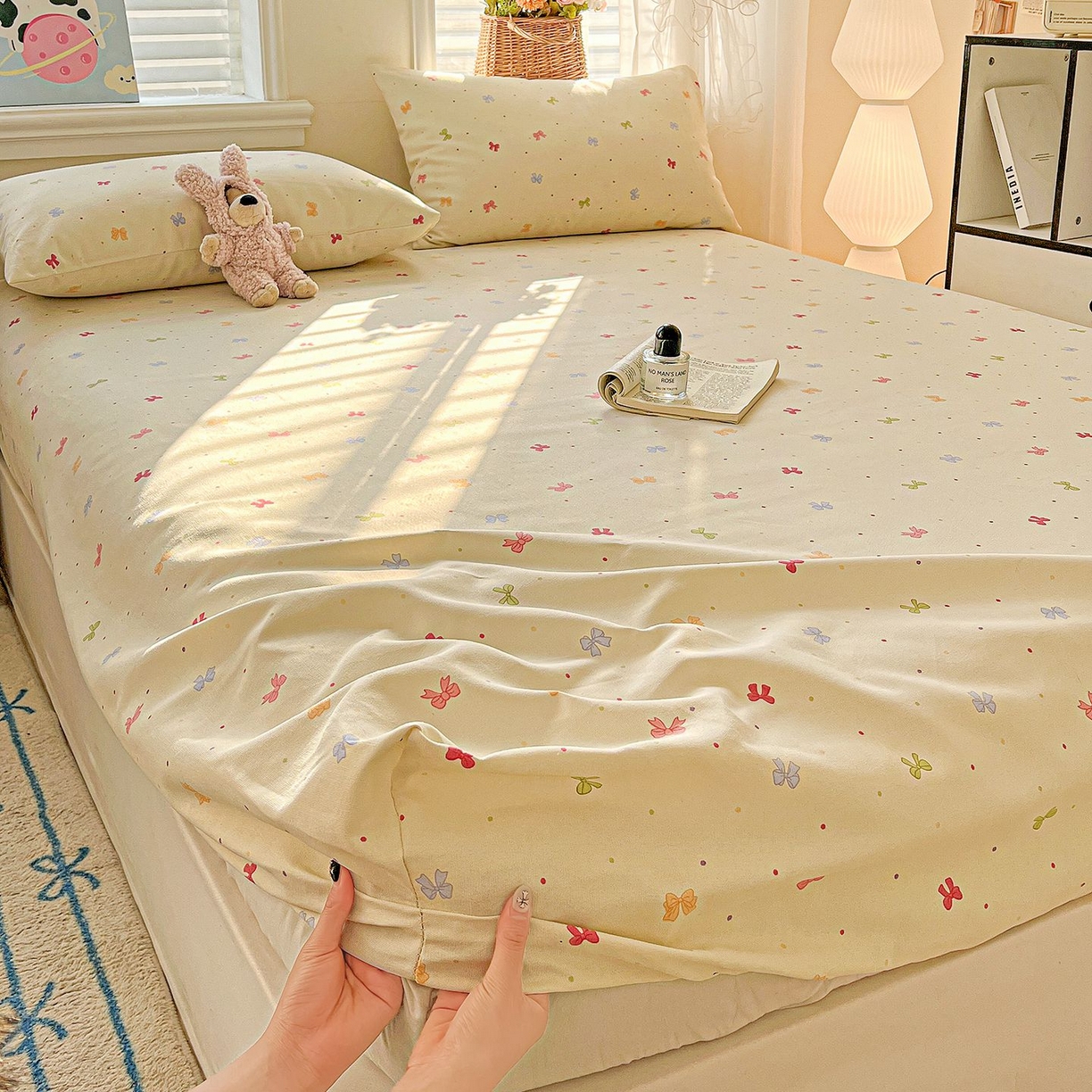 91家纺网 家纺一手货源 找家纺 （总）欧妮家纺 2026新款朴棉老粗布床笠