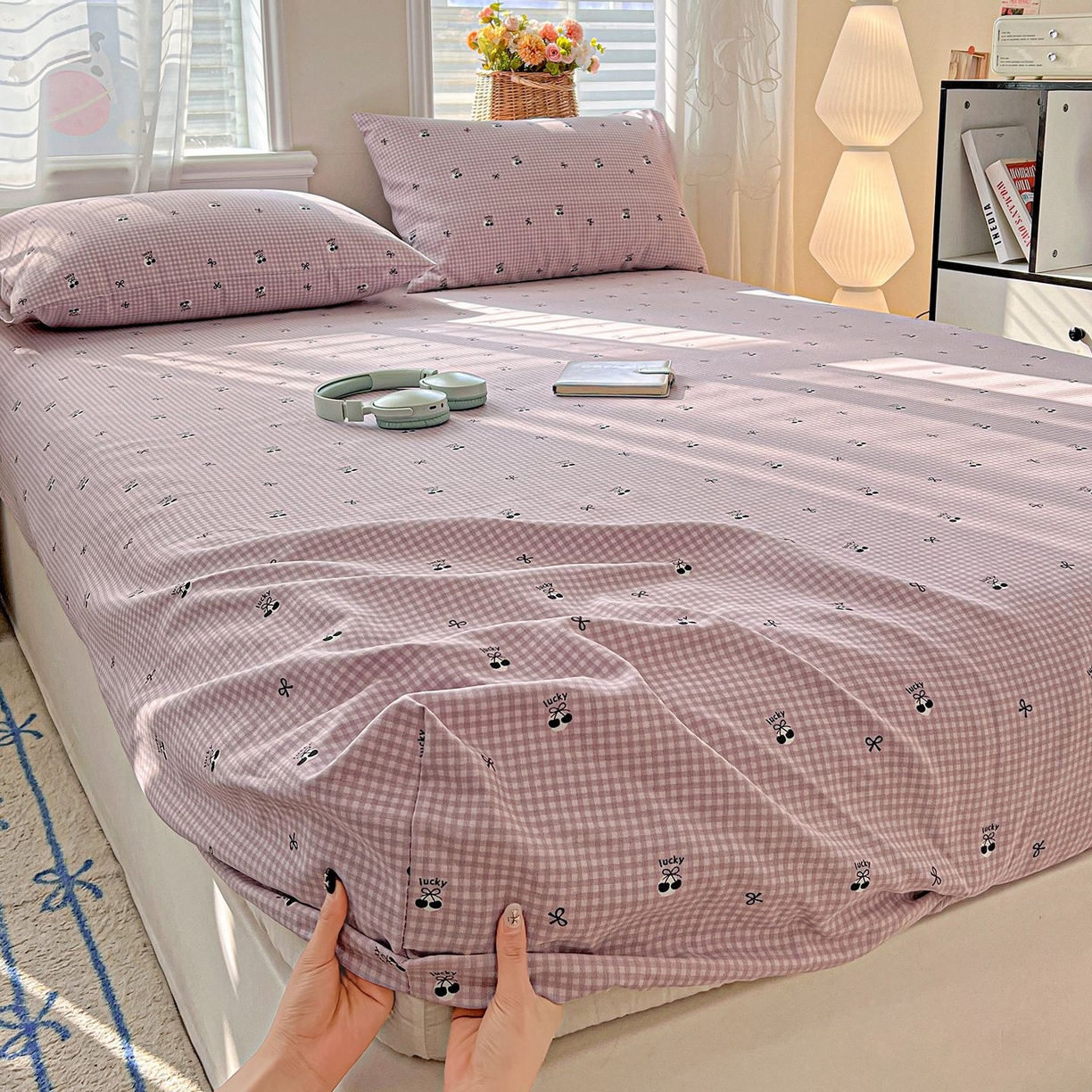 91家纺网 家纺一手货源 找家纺 （总）欧妮家纺 2026新款朴棉老粗布床笠