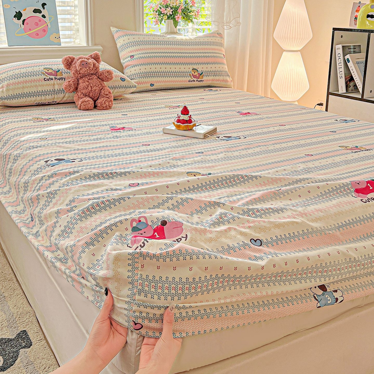 91家纺网 家纺一手货源 找家纺 （总）欧妮家纺 2026新款朴棉老粗布床笠