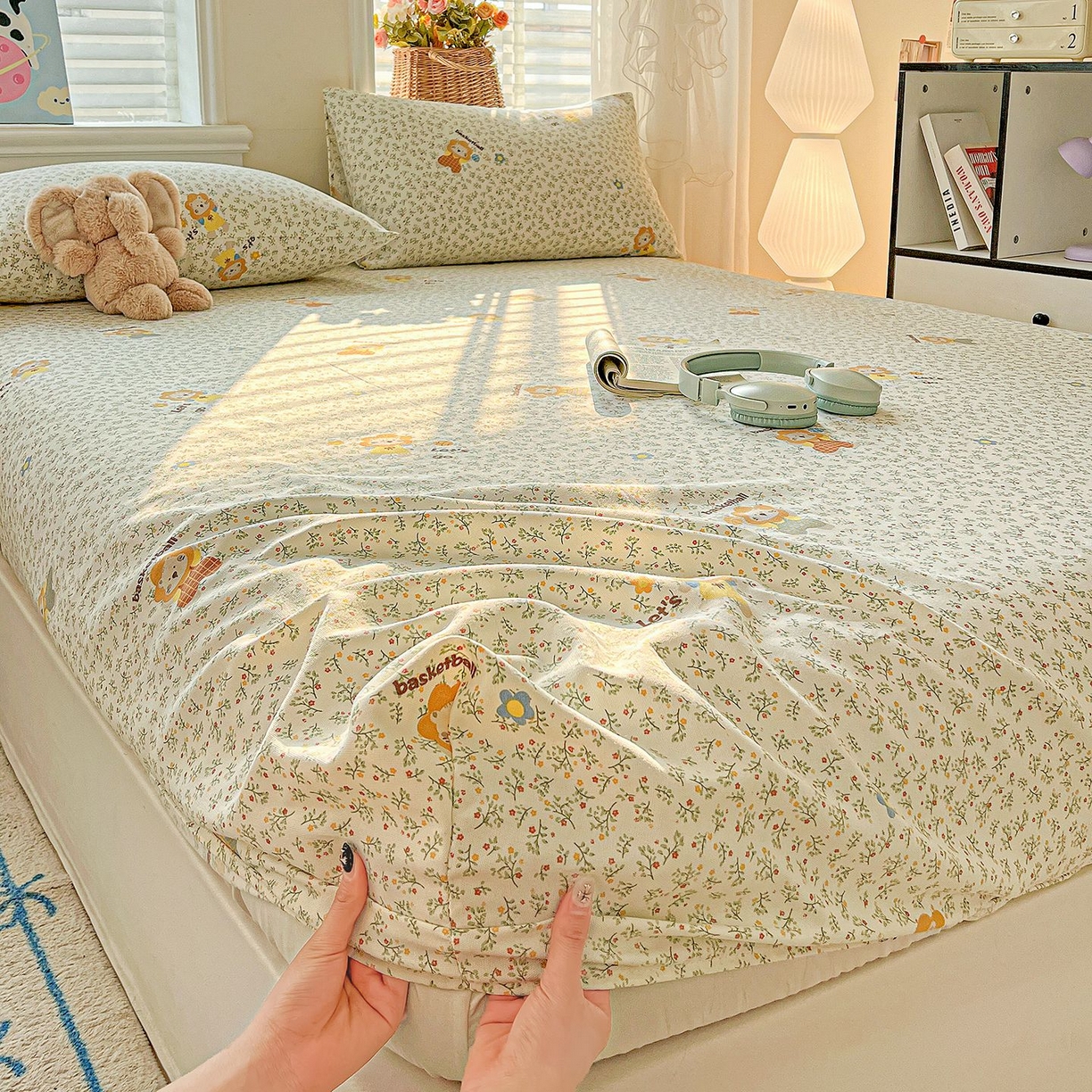 91家纺网 家纺一手货源 找家纺 （总）欧妮家纺 2026新款朴棉老粗布床笠