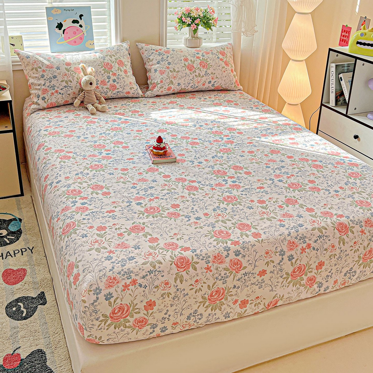 91家纺网 家纺一手货源 找家纺 （总）欧妮家纺 2026新款朴棉老粗布床笠