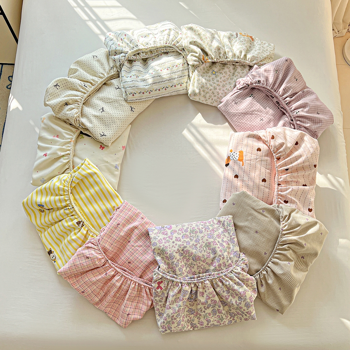 91家纺网 家纺一手货源 找家纺 （总）欧妮家纺 2026新款朴棉老粗布床笠