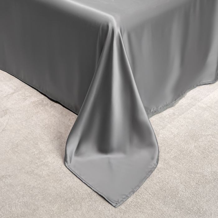 91家纺网 家纺一手货源 找家纺 利欧 2026新款水洗天丝刺绣夏被四件套-马上有钱 马上有钱-山灰+摩卡灰