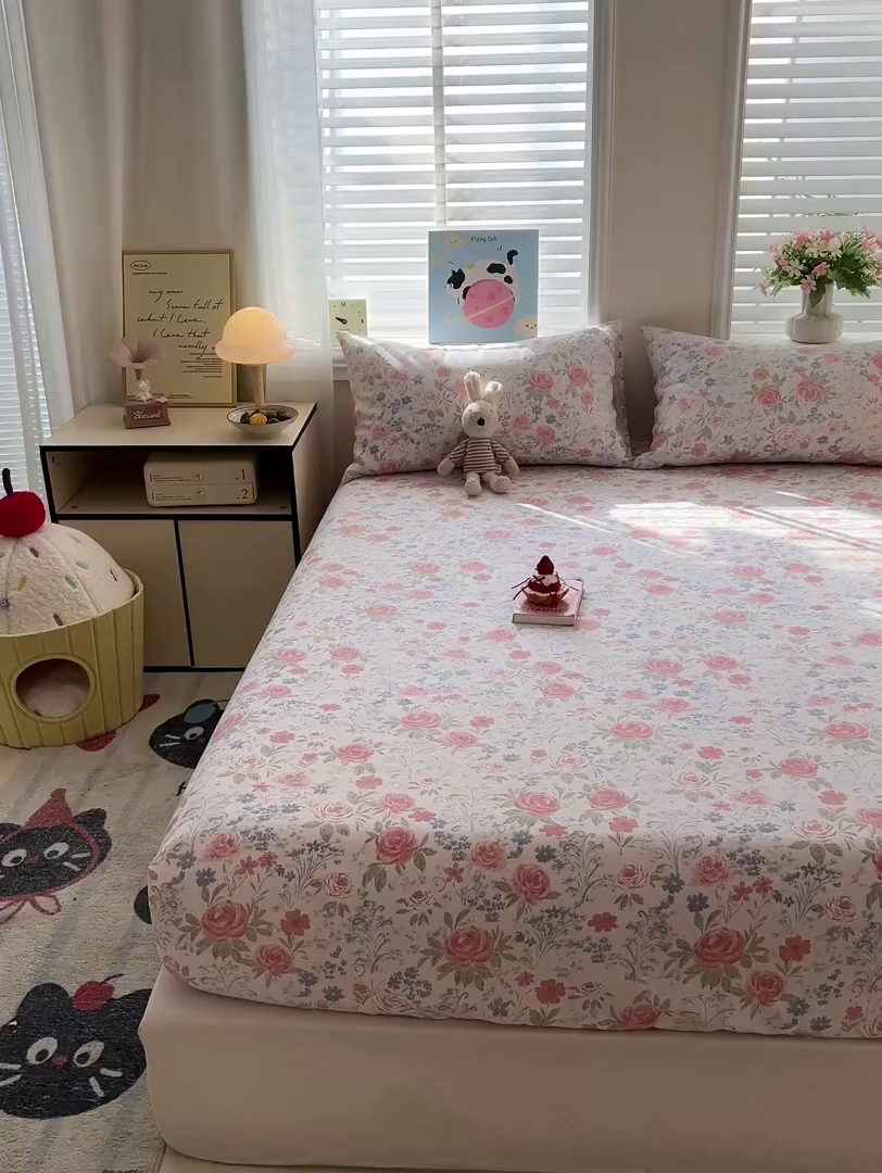 91家纺网 家纺一手货源 找家纺 （总）欧妮家纺 2026新款朴棉老粗布床笠