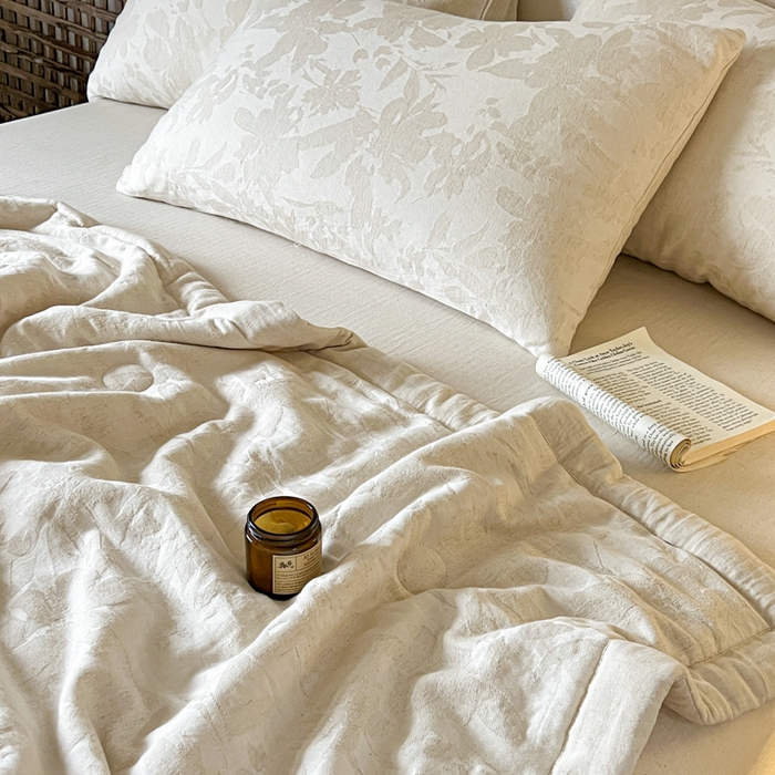 91家纺网 家纺一手货源 找家纺 （总）乐家毛巾被（工厂自产自销） 2026新款棉花胚胎填充大提花棉麻夏被夏凉被空调被