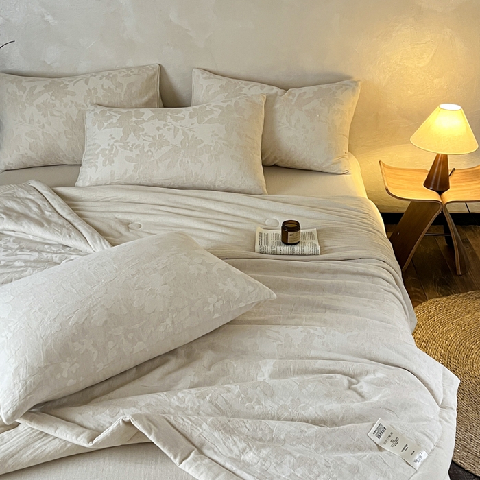 91家纺网 家纺一手货源 找家纺 （总）乐家毛巾被（工厂自产自销） 2026新款棉花胚胎填充大提花棉麻夏被夏凉被空调被