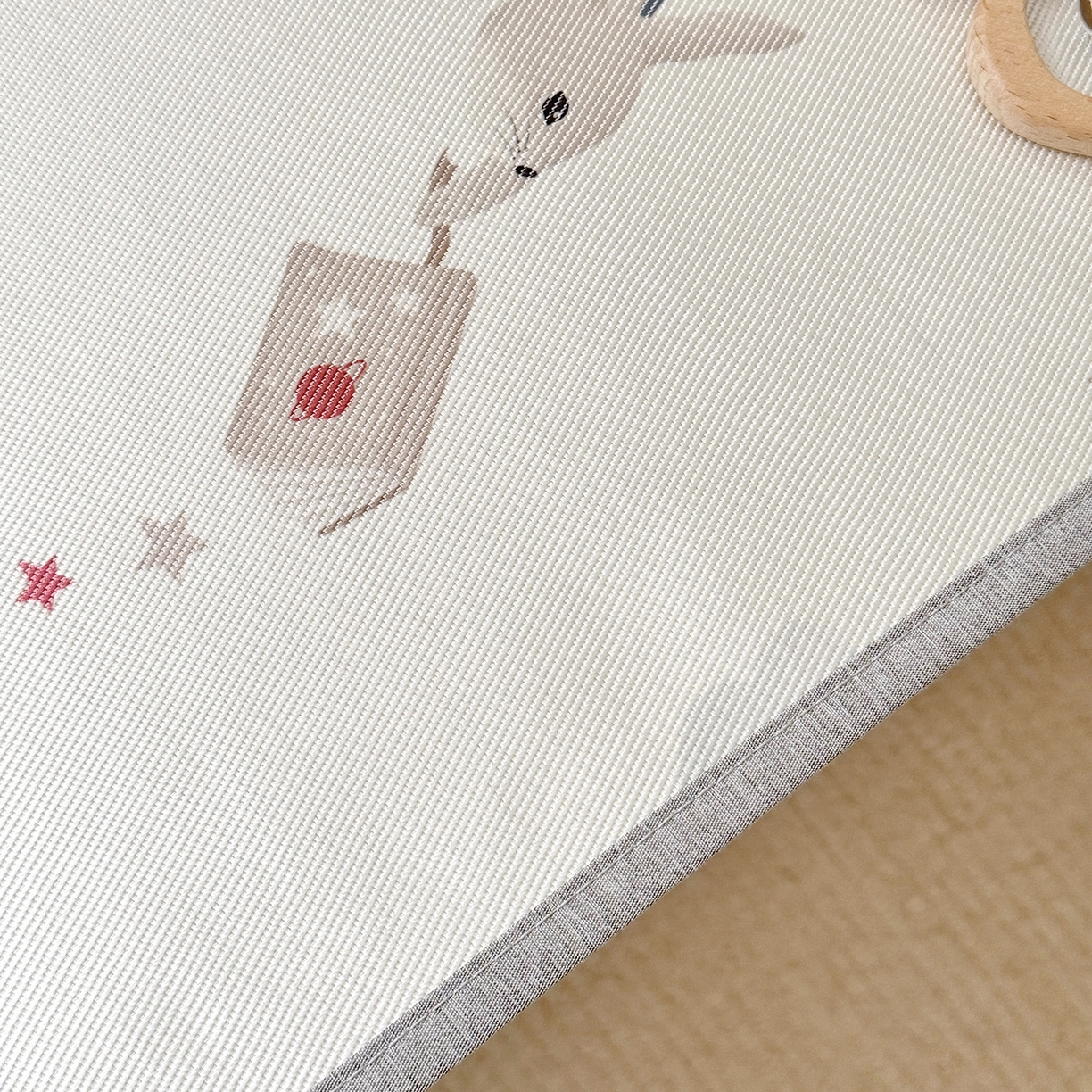 91家纺网 家纺一手货源 找家纺 JUICY 橘滋家纺 2026新款A类北欧简约数码印花婴童冰丝席凉席 天空之城