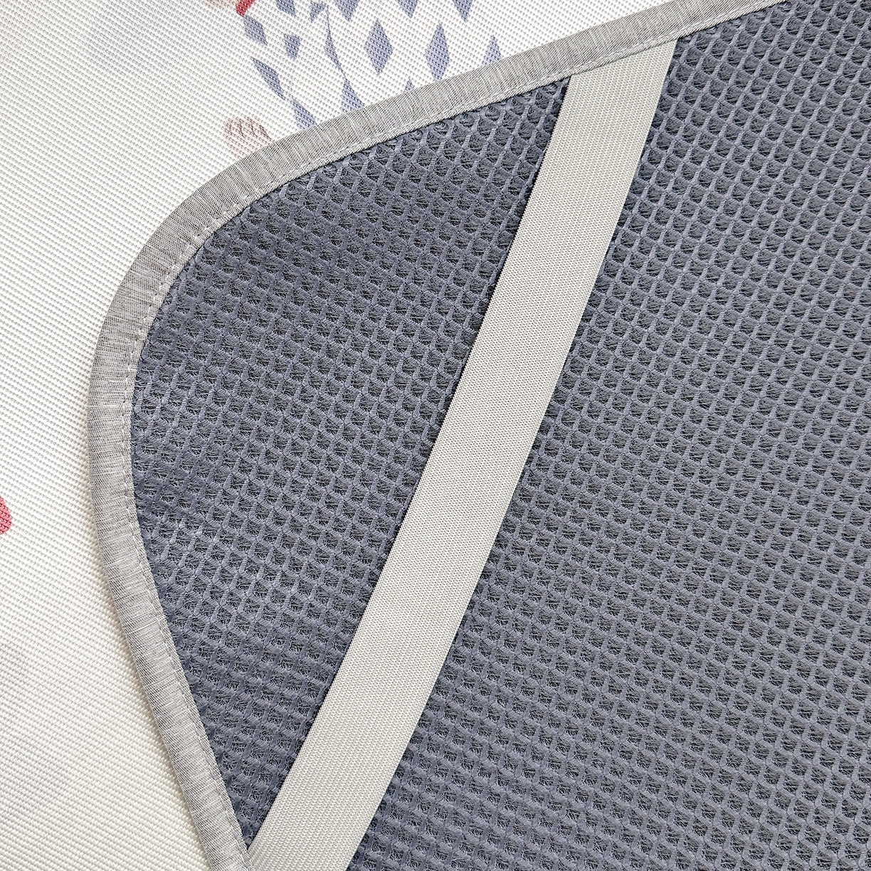 91家纺网 家纺一手货源 找家纺 JUICY 橘滋家纺 2026新款A类北欧简约数码印花婴童冰丝席凉席 天空之城