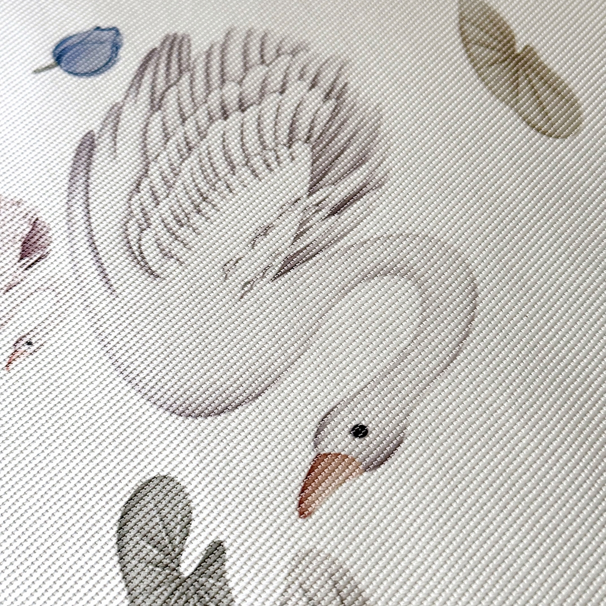 91家纺网 家纺一手货源 找家纺 JUICY 橘滋家纺 2026新款A类北欧简约数码印花婴童冰丝席凉席 野趣