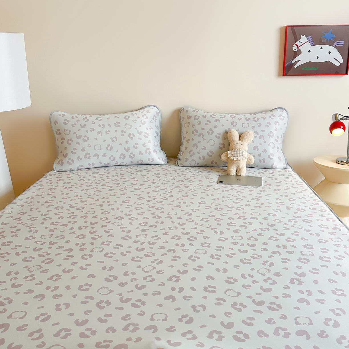 91家纺网 家纺一手货源 找家纺 （总）JUICY 橘滋家纺 2026新款CoolAir沁氧数码印花冰感软凉席