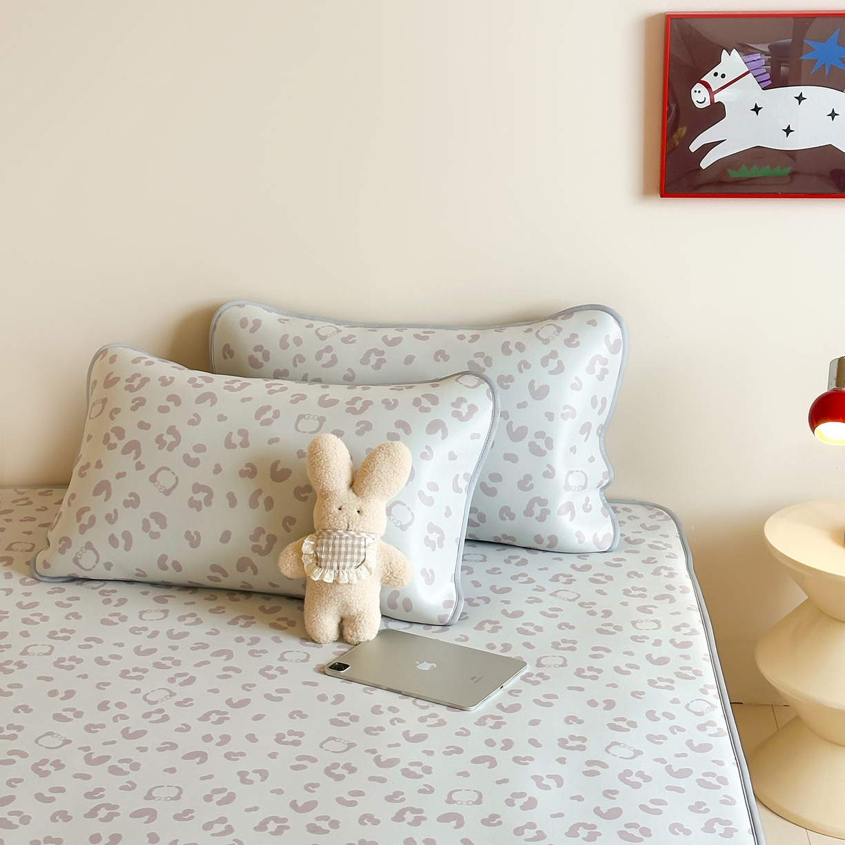 91家纺网 家纺一手货源 找家纺 （总）JUICY 橘滋家纺 2026新款CoolAir沁氧数码印花冰感软凉席