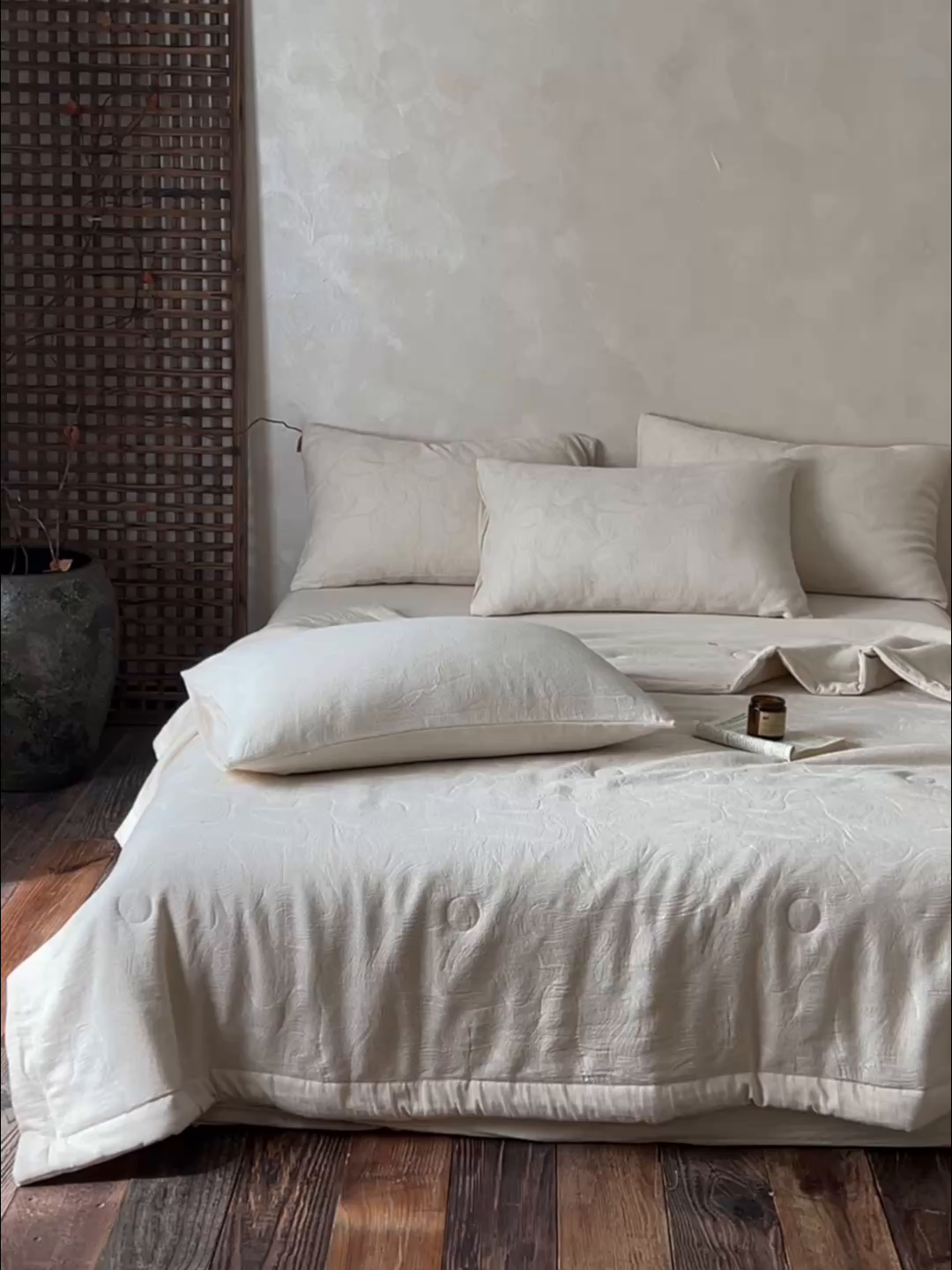 91家纺网 家纺一手货源 找家纺 乐家毛巾被（工厂自产自销） 2026新款棉花胚胎填充大提花棉麻夏被夏凉被空调被 棉麻-柔纹