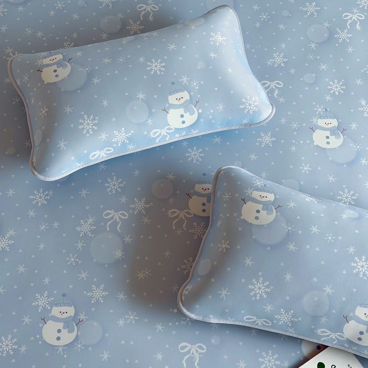 91家纺网 家纺一手货源 找家纺 JUICY 橘滋家纺 2026新款CoolAir沁氧数码印花冰感软凉席 蓝梦精灵-平席款