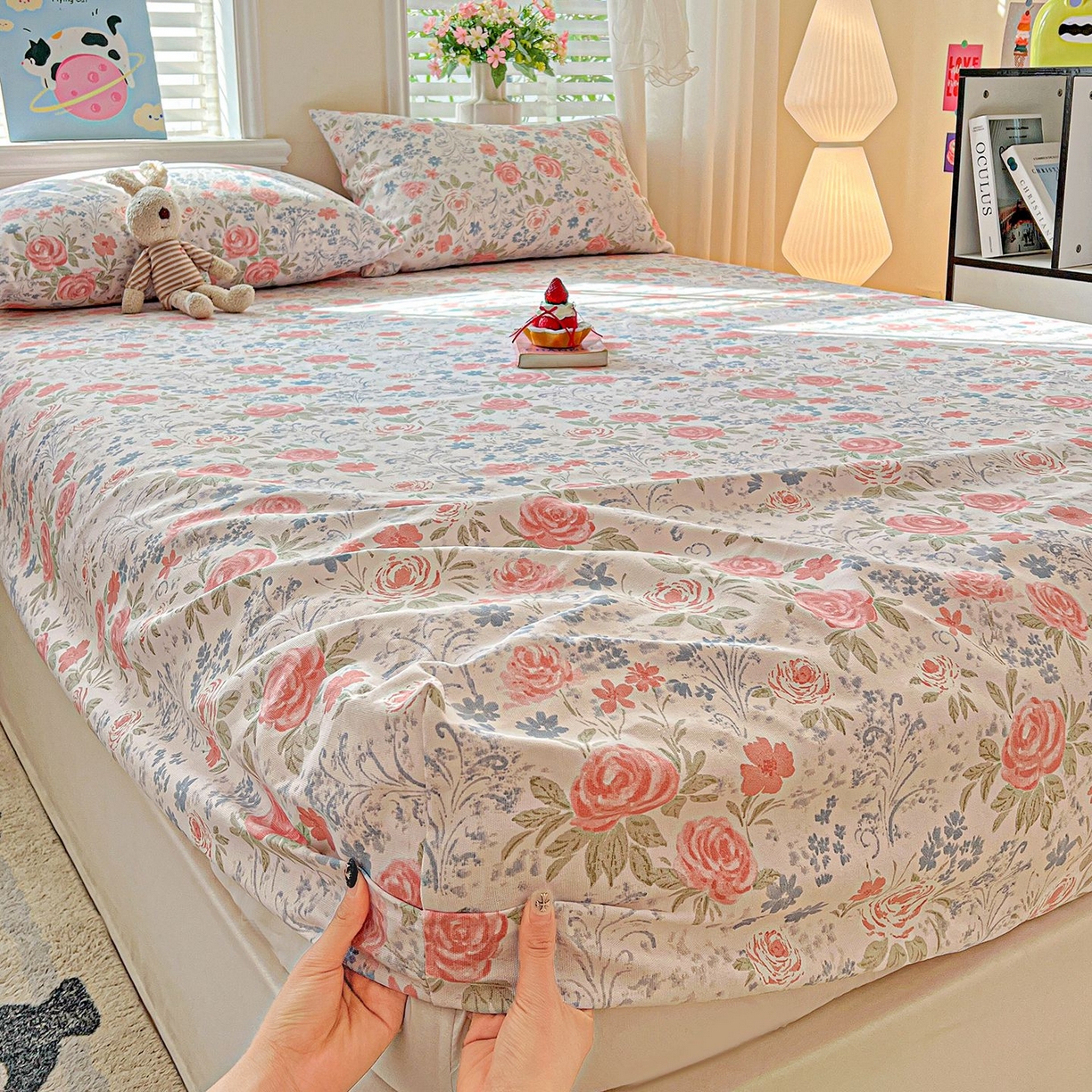 91家纺网 家纺一手货源 找家纺 （总）欧妮家纺 2026新款朴棉老粗布床笠