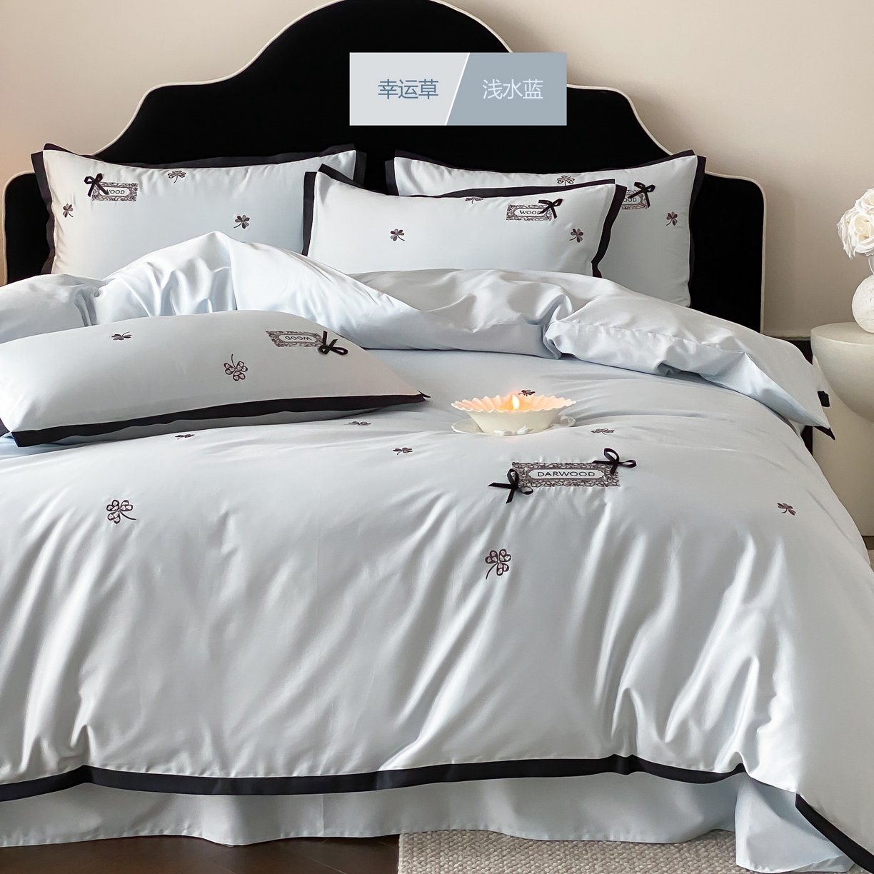 91家纺网 家纺一手货源 找家纺 （总）佳汐蓝家纺 2025新款奶芙绒浮雕工艺四件套-雪春北集 控价：券后不低于458